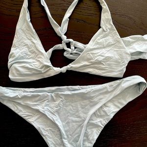 Frankie’s Bikinis cloud blue bikini